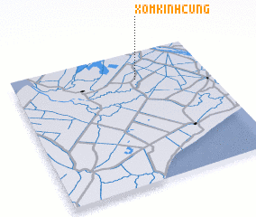 3d view of Xóm Kinh Cùng