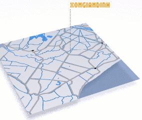 3d view of Xóm Giàm Ðinh