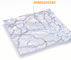 3d view of Huangguoshu