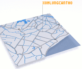 3d view of Xóm Lung Cần Thơ