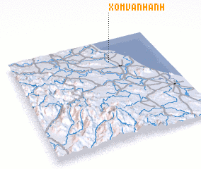 3d view of Xóm Van Hanh