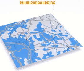 3d view of Phumĭ Rôbaôh Pring