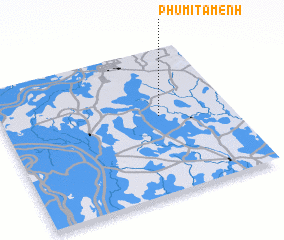 3d view of Phumĭ Ta Mĕnh