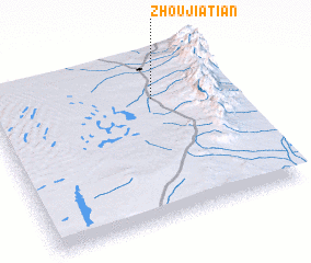 3d view of Zhoujiatian