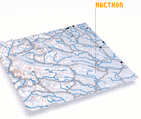 3d view of Măc Thôn