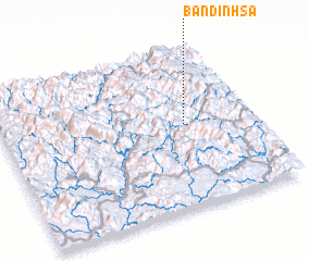 3d view of Bản Dinh Sa