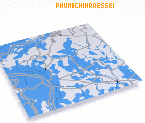 3d view of Phumĭ Chĭh Rœssei