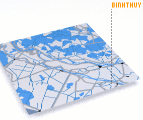 3d view of Bình Thủy