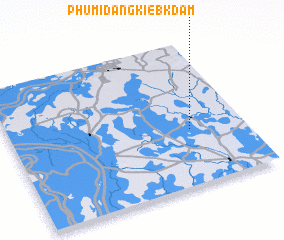 3d view of Phumĭ Dângkiĕb Kdam