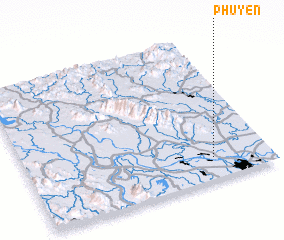 3d view of Phu Yen