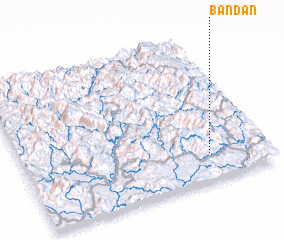 3d view of Bản Dan