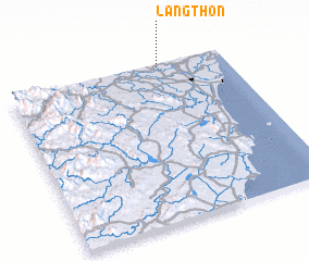 3d view of Làng Thon