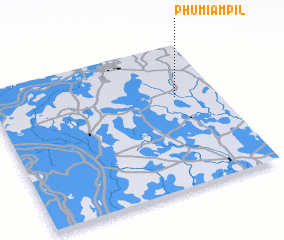 3d view of Phumĭ Âmpĭl