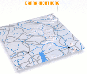 3d view of Ban Nakhôk Thong