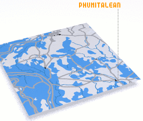 3d view of Phumĭ Taléan