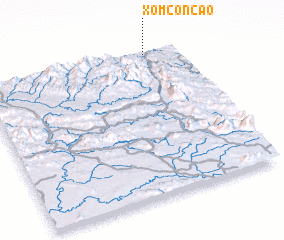 3d view of Xóm Con Cao