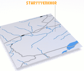 3d view of Staryy Yenkhor