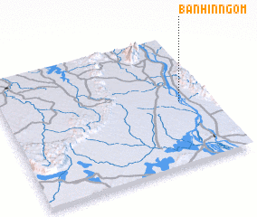 3d view of Ban Hinngôm