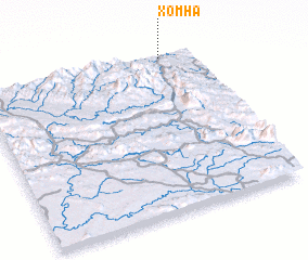 3d view of Xóm Hà