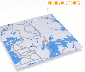 3d view of Phumĭ Yoŭl Toŭng