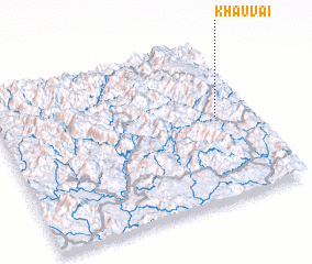 3d view of Khau Vài