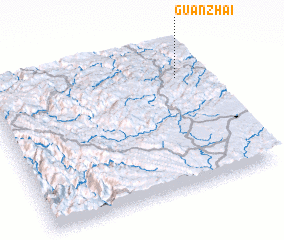 3d view of Guanzhai