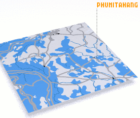 3d view of Phumĭ Taháng