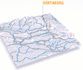 3d view of Xóm Tạ Rong