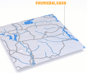 3d view of Phumĭ Kbal Kaôh