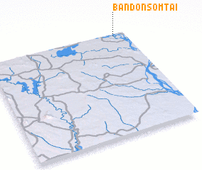 3d view of Ban Donsôm Tai