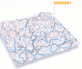 3d view of Khuổi Vảy