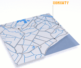 3d view of Xóm Xa Ty