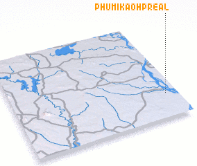 3d view of Phumĭ Kaôh Préal