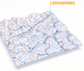 3d view of Laoguanmiao