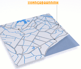 3d view of Xóm Ngã Ba An Ninh