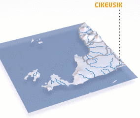 3d view of Cikeusik