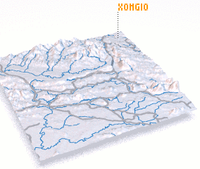 3d view of Xóm Gio