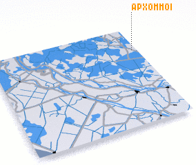 3d view of Ấp Xóm Mới