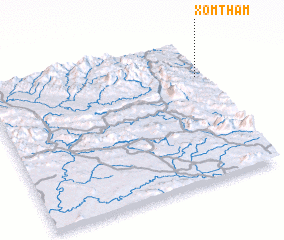 3d view of Xóm Thăm