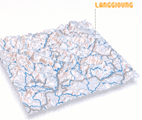 3d view of Làng Gioung