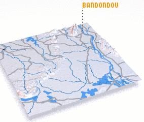 3d view of Ban Dondou