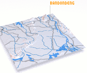 3d view of Ban Dondèng