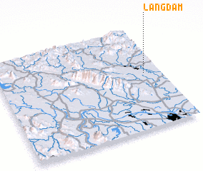 3d view of Làng Dam