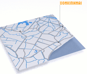 3d view of Xóm Kinh Mai