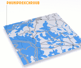 3d view of Phumĭ Prêk Chrŏu (1)