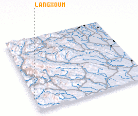 3d view of Làng Xoum