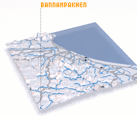 3d view of Ban Nampakhèn