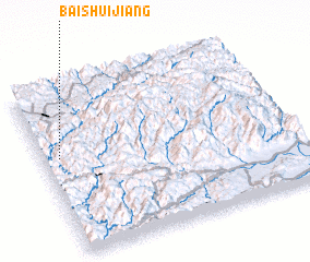 3d view of Baishuijiang