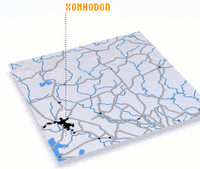 3d view of Xóm Ho Dồn