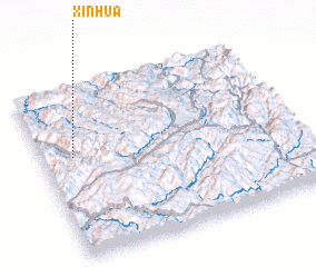 3d view of Xinhua